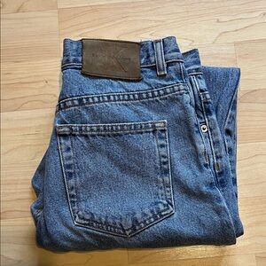 Vintage Calvin Klein CK Jeans Size 10 Blue Double Stone Wash